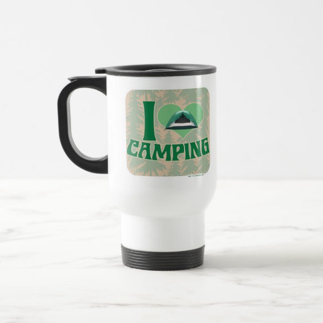 I Heart Camping Reisebecher (Links)
