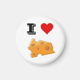 I Heart Cheese  Magnet