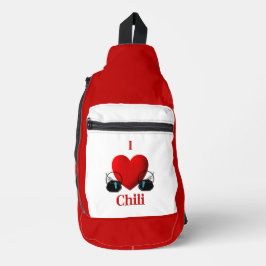 I Heart Chili Crossbody Bag