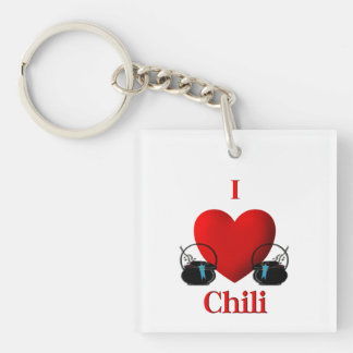 I Heart Chili Schlüsselanhänger