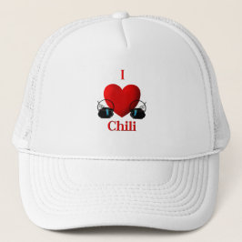 I Heart Chili Truckerkappe