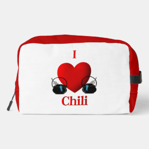 I Heart Chili Waschbeutel