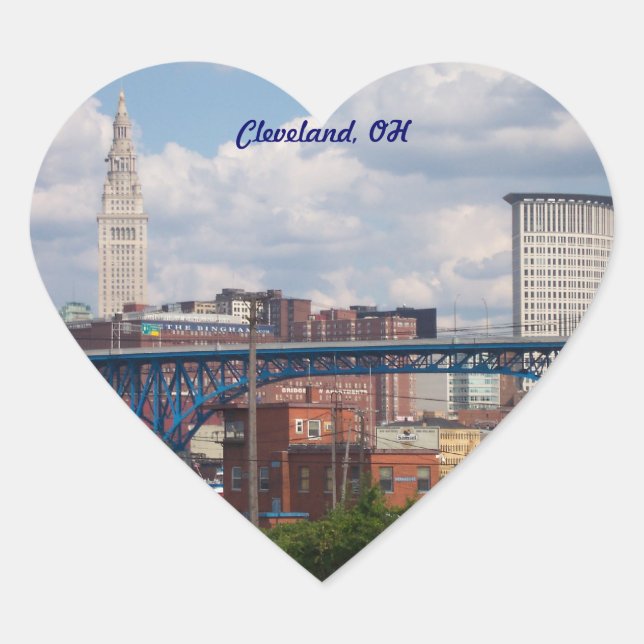 I Heart Cleveland Sticker (Vorderseite)