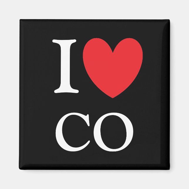 I Heart Colorado Magnet (Vorne)