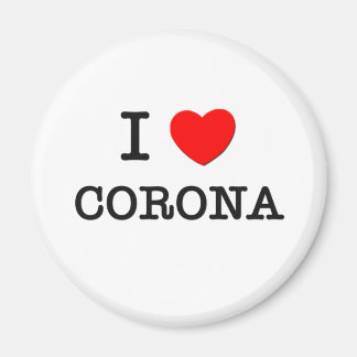 I Heart CORONA Magnet