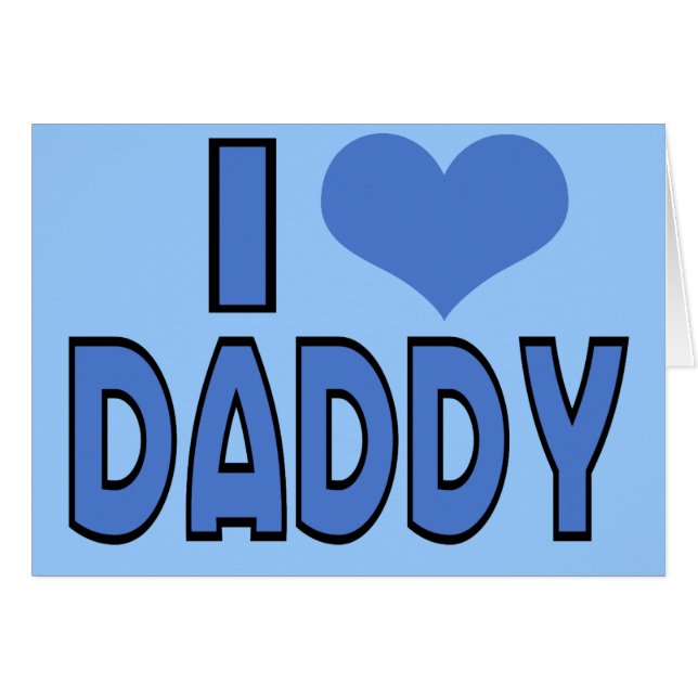 I heart daddy (Vorderseite (Horizontal))