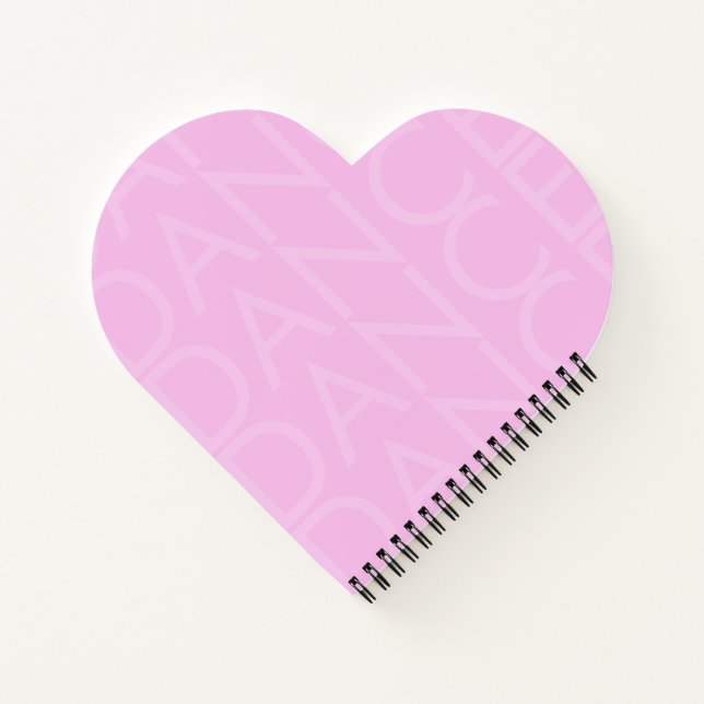 I Heart Dance Journal Notizbuch (Rückseite)