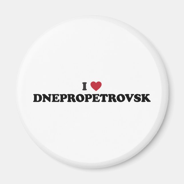 I Heart Dnipropetrovsk Ukraine Magnet (Vorne)