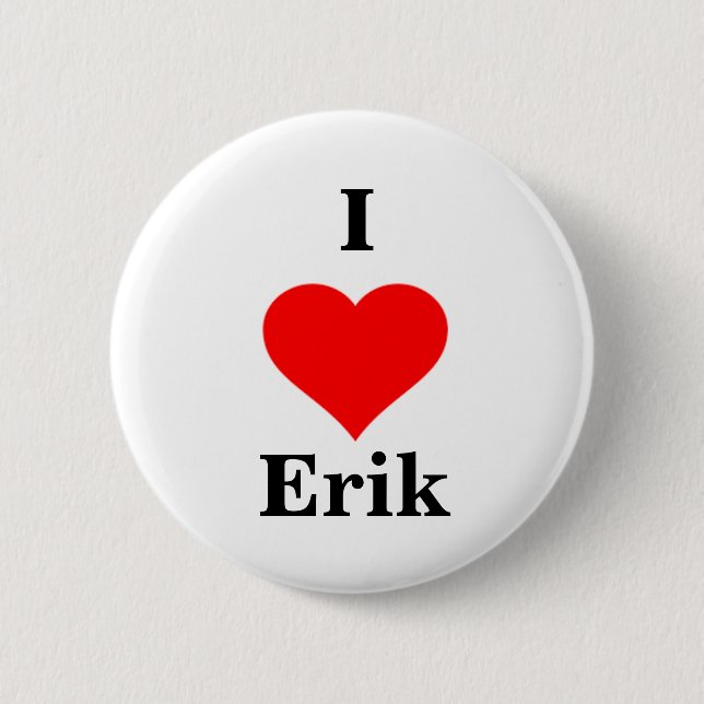 I heart Erik Button (Vorderseite)