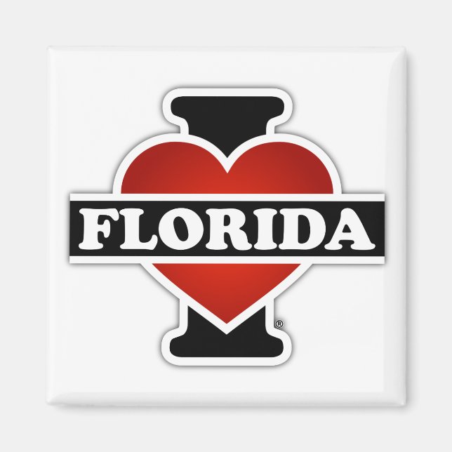 I Heart Florida Magnet (Vorne)