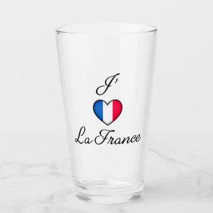 "I heart France" Französischer Preis "J'adore La F Glas