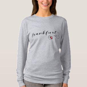 I Heart Frankfurt am Main, Hessen, Deutschland T-Shirt