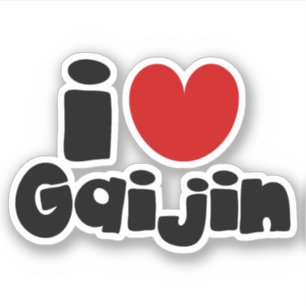 i heart Gaijin Aufkleber