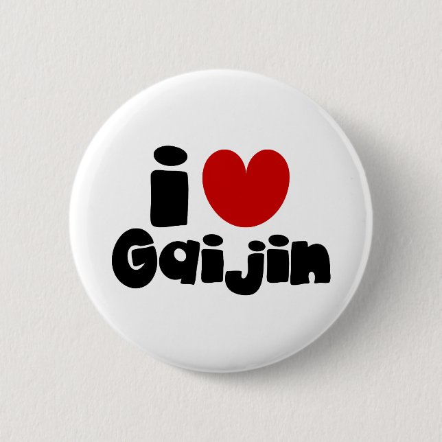 i heart Gaijin Button (Vorderseite)
