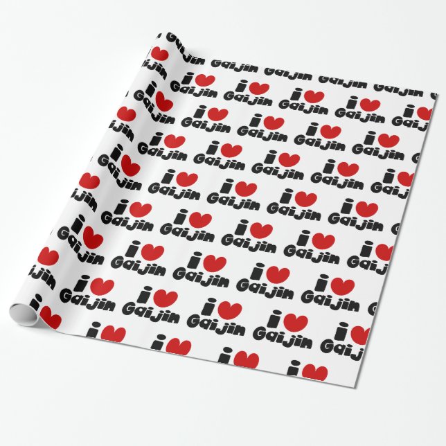 i heart Gaijin Geschenkpapier (Ungerollt)