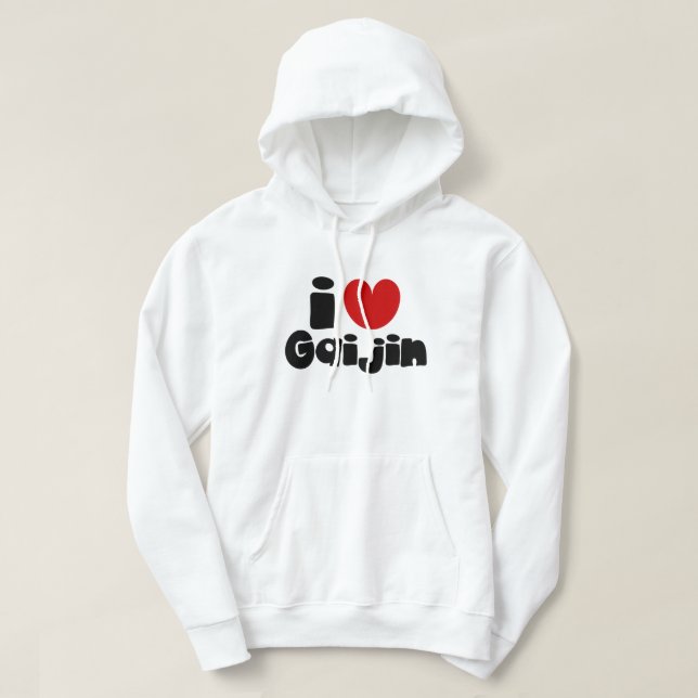 i heart Gaijin Hoodie (Design vorne)
