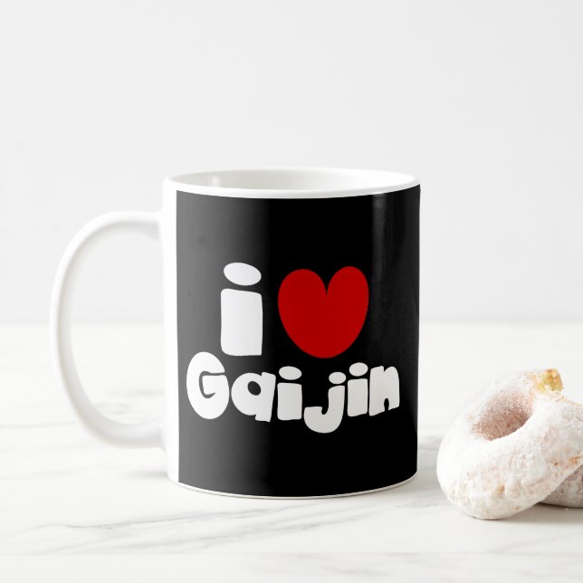 i heart Gaijin Kaffeetasse (Mit Donut)