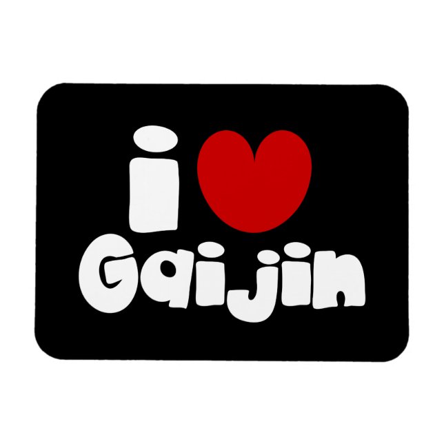 i heart Gaijin Magnet (Horizontal)