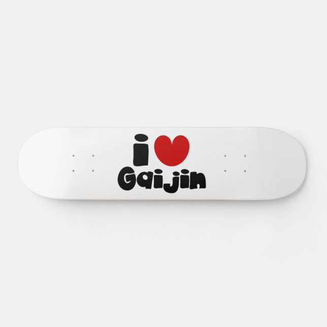 i heart Gaijin Skateboard (Horizontal)