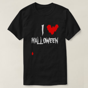 I Heart Halloween Funny einzigartig anpassbar T-Shirt