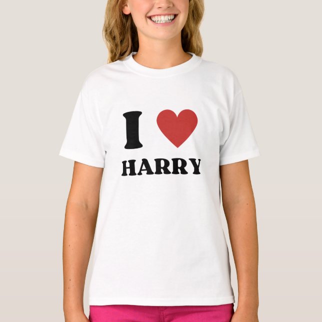 I Heart Harry T-Shirt (Vorderseite)
