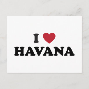 I Heart Havana Cuba Postkarte