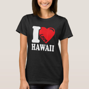 I Heart Hawaii Beautiful Hawaii Aloha I Liebe Hawa T-Shirt