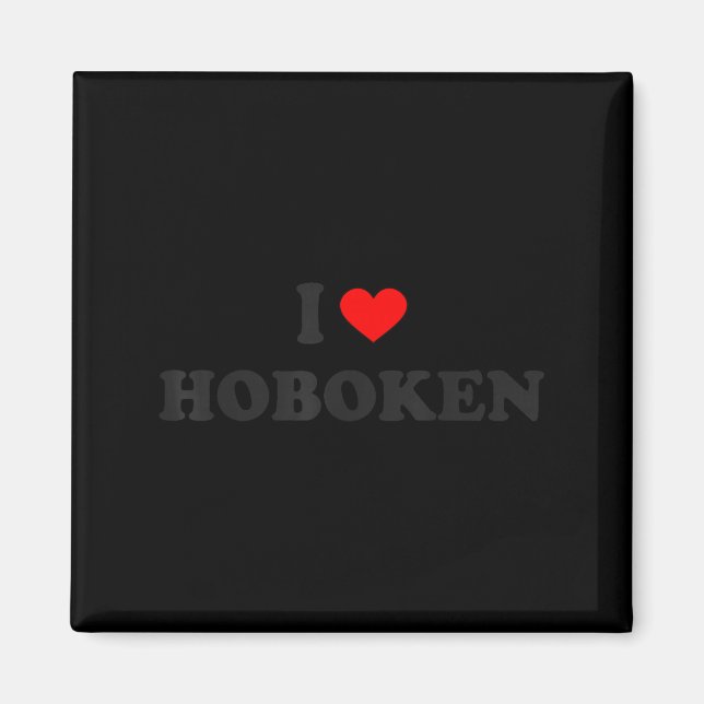 I Heart Hoboken New Jersey  Magnet (Vorne)