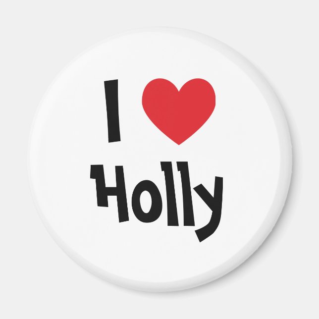 I Heart Holly Magnet (Vorne)