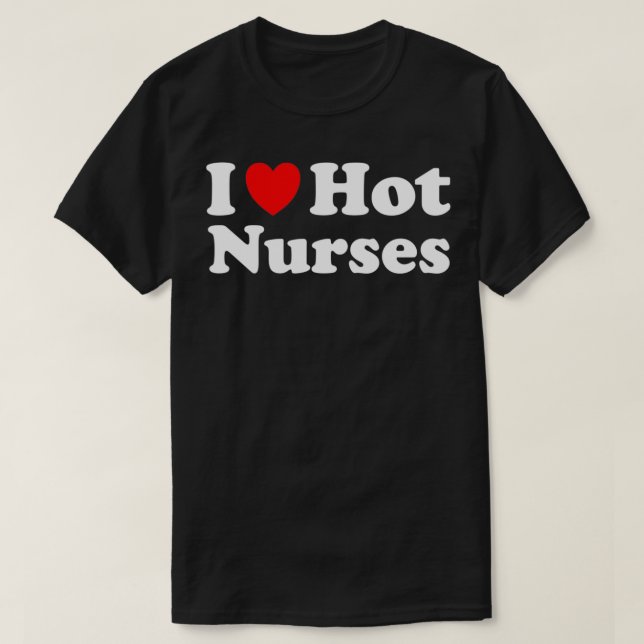 I Heart Hot Nurses I Love Hot Nurses Pullover  (Design vorne)
