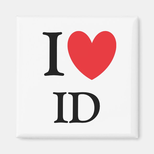 I Heart Idaho Magnet (Vorne)