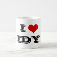 I Heart IDY Coffee Tasse