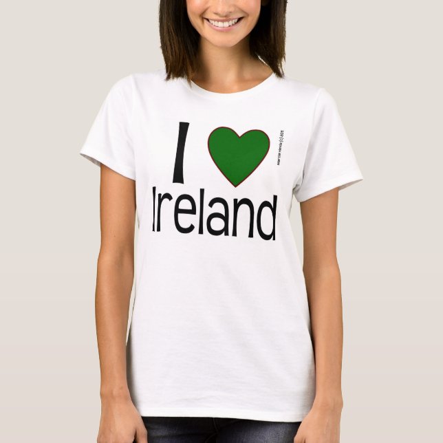 I Heart Ireland Shirt (Vorderseite)