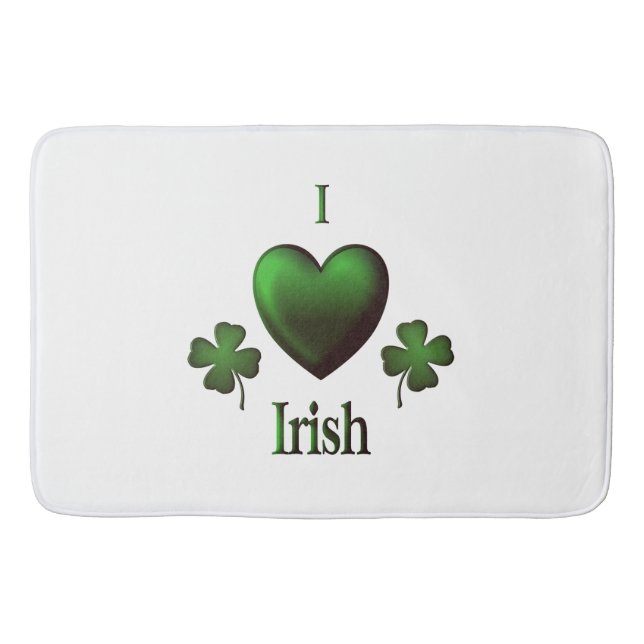 I Heart Irish Badematte (Vorderseite)