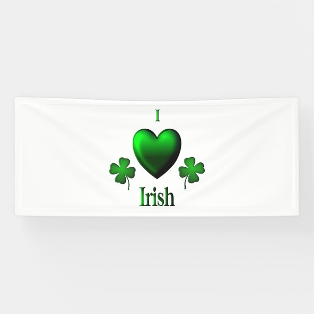 I Heart Irish Banner (Horizontal)