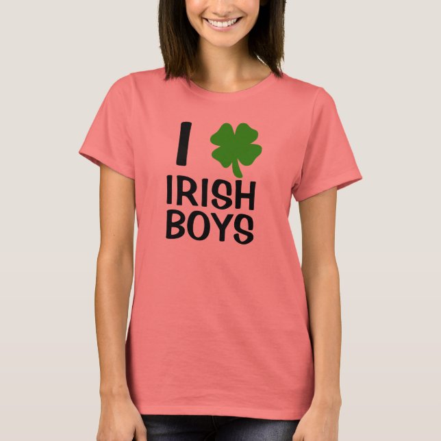 I Heart Irish Boys T-Shirt (Vorderseite)