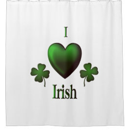I Heart Irish Duschvorhang