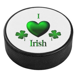I Heart Irish Eishockey Puck