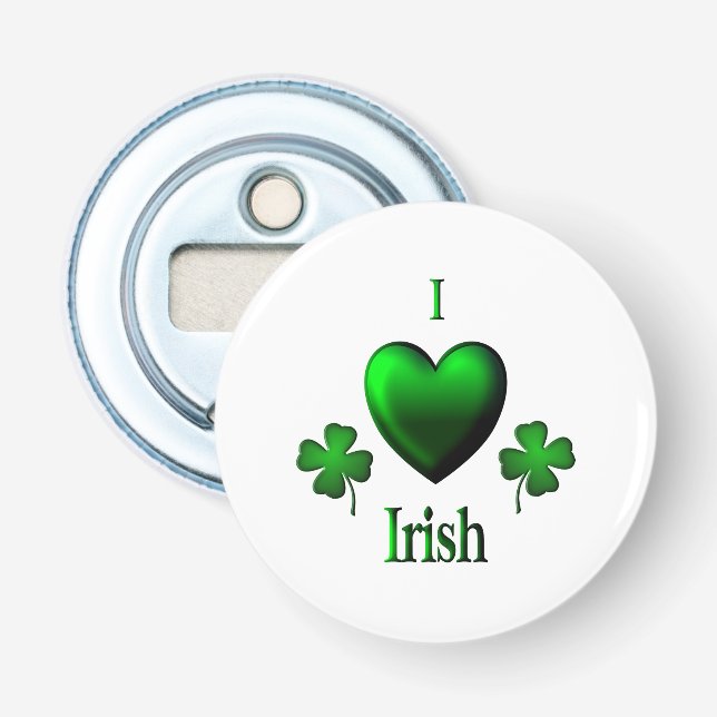 I Heart Irish Flaschenöffner (Vorderseite)