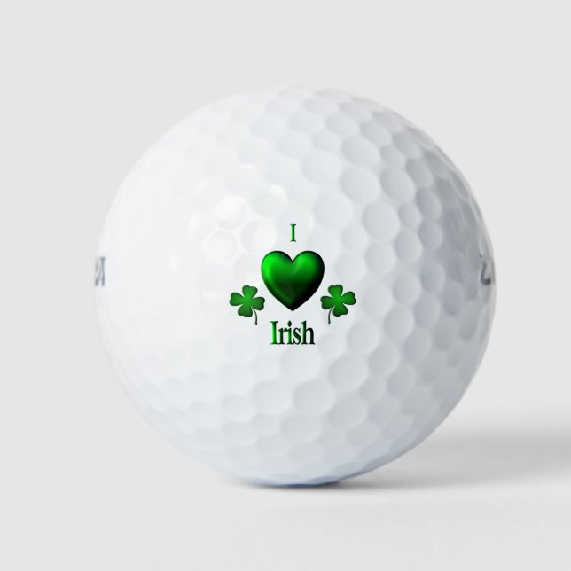 I Heart Irish Golfball (Vorderseite)