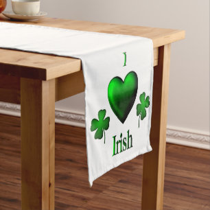 I Heart Irish Großer Tischläufer