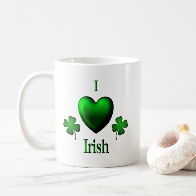 I Heart Irish Kaffeetasse (Mit Donut)