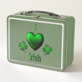 I Heart Irish Metall Brotdose