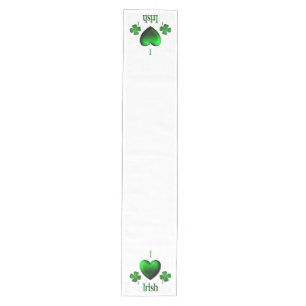 I Heart Irish Mittelgroßer Tischläufer