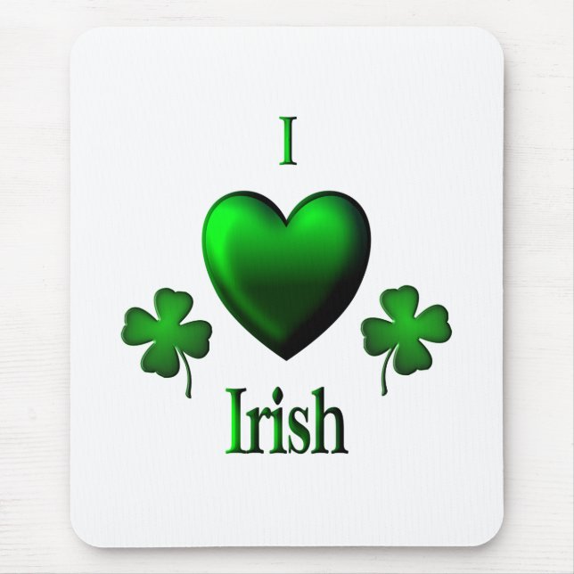 I Heart Irish Mousepad (Vorne)