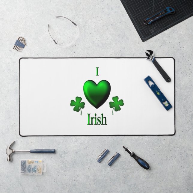 I Heart Irish Schreibtischunterlage (Arbeitsplatz)