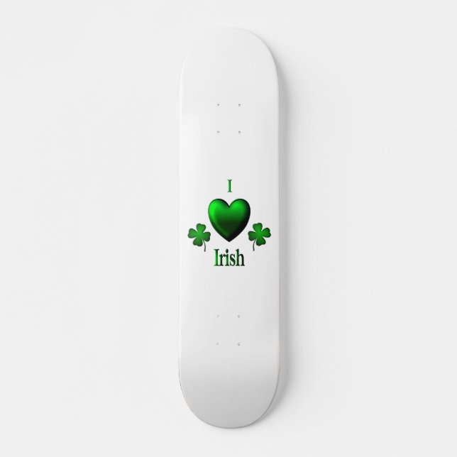 I Heart Irish Skateboard (Vorne)