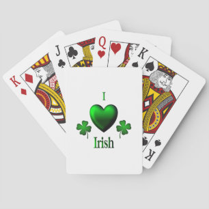 I Heart Irish Spielkarten