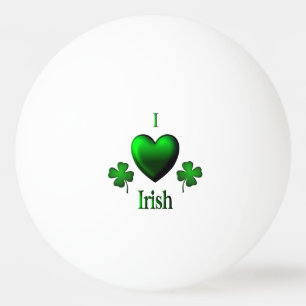 I Heart Irish Tischtennisball