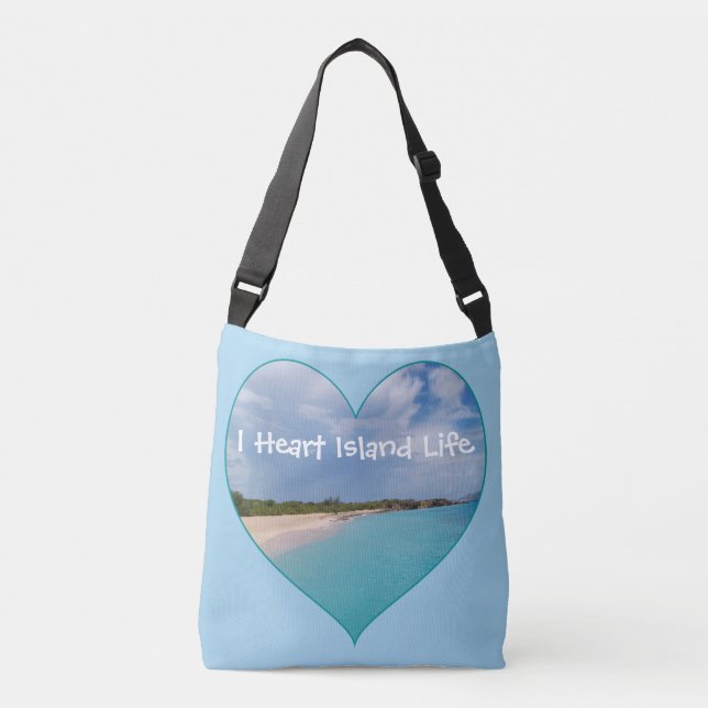 I Heart Island Life Tasche (Vorderseite)